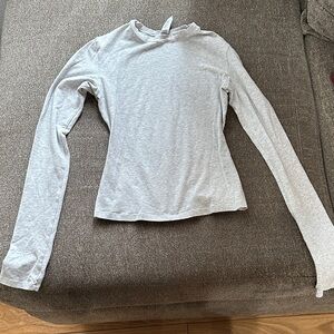 Skims Cottom Jersey Long Sleeve T-Shirt